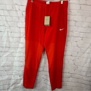 NWT Nike Bright Red Track Pants womens sz medium